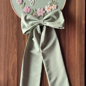 Bebek kapı süsü, hastane kapı süsü, 30cm, punch nakışlı, isimli kapı süsü hediyelik-Model:PP.BKS.0018